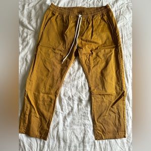 Mondaysuck Chino Cropped Trousers, Mens size XL, Rust